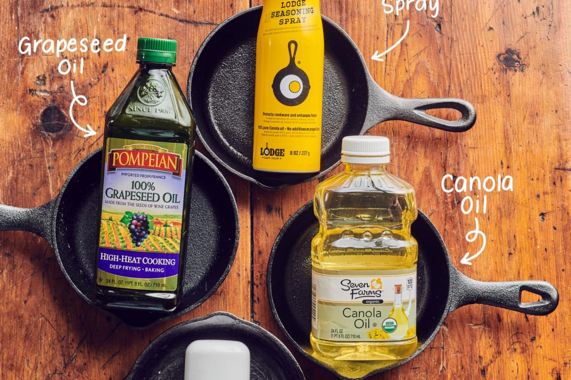 We Seasoned Cast Iron Skillets with 5 Different Oils and Have a New Favorite