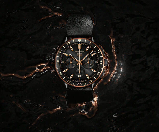 Black & Gold: TAG Heuer Gives the Connected the Luxe Treatment
