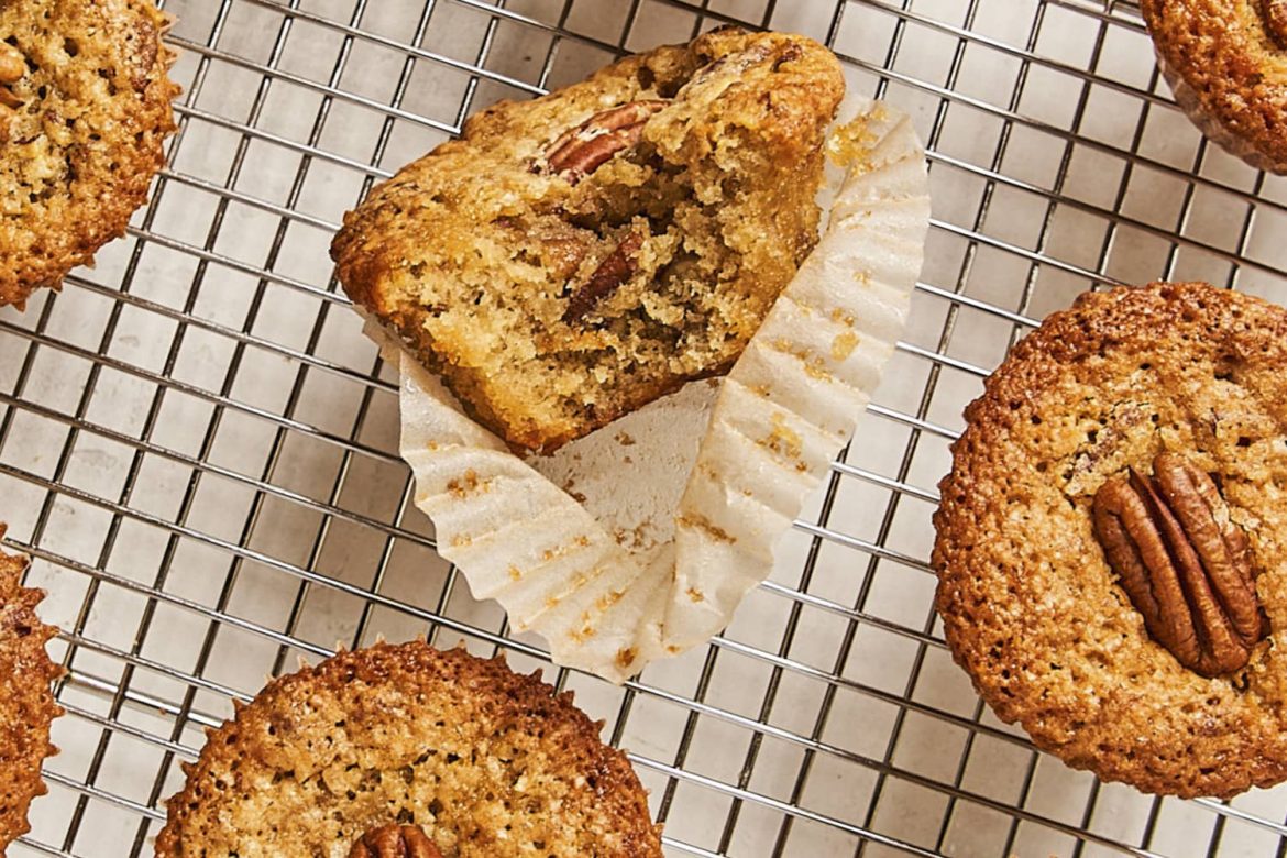 Get Your Thanksgiving Pie Fix Early with Pecan Pie Muffins