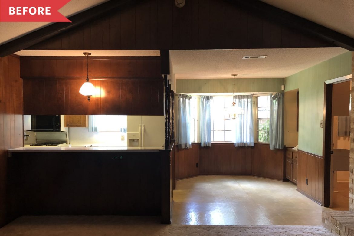Before & After: A 1967 Ranch Gets a Mid-Century-Style Kitchen and Dining Room