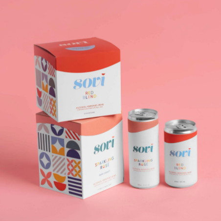Review: Sovi Non-Alcoholic Red Blend and Sparkling Rose Canned Wine